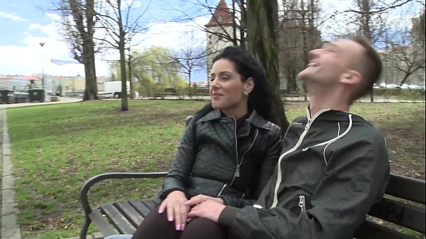 Dark Haired Babe in Red Lace Enjoys a Big Black Monster Cock as Her Man Licks Her Pussy